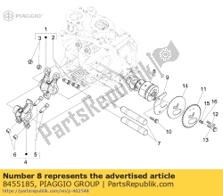 Aprilia 8455185, Nokkenas, OEM: Aprilia 8455185