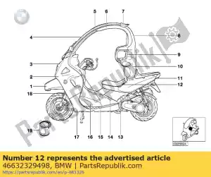 bmw 46632329498 covering right - Bottom side