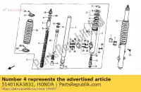 51401KA3831, Honda, nessuna descrizione disponibile al momento honda cr 125 1985, Nuovo