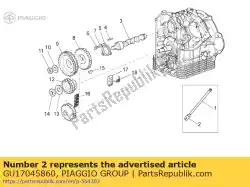 Here you can order the tappet from Piaggio Group, with part number GU17045860: