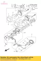 Ici, vous pouvez commander le vis de montage de lentille auprès de Yamaha , avec le numéro de pièce 5YXH33330000: