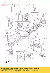 Ici, vous pouvez commander le arrêt interrupteur assy auprès de Yamaha , avec le numéro de pièce 4NK825300000: