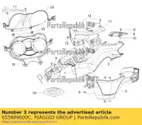 655889000C, Piaggio Group, coperchio manubrio posteriore piaggio x x evo x8 x9 zapm36401 zapm36601 125 150 180 200 250 400 500 2000 2001 2002 2003 2004 2005 2006 2007 2008 2016, Nuovo