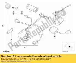 Qui puoi ordinare unità base, allarme furto da BMW , con numero parte 65752337481: