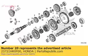 honda 23721HR0F00 marcia, minimo inverso (13t / 28t) - Il fondo