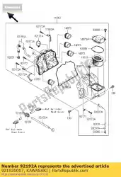 Ici, vous pouvez commander le tube, 12x18x290 auprès de Kawasaki , avec le numéro de pièce 921920007: