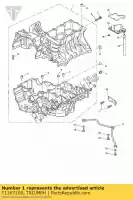 T1167100, Triumph, c / case assy, ??pièces de rechange ptd triumph speed triple 1050 2008 2009 2010 2011 2012, Nouveau