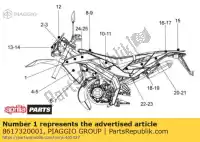 8617320001, Piaggio Group, sticker 