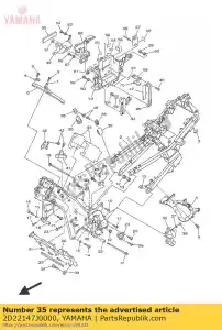 yamaha 2D22147J0000 pokrywa, wa?ek 1 - Dół