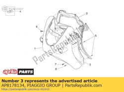 Aprilia AP8178134, Protection de l'eau, OEM: Aprilia AP8178134