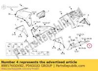 89857600XN2, Piaggio Group, lh pilar aprilia rsv rsv4 1000 2011 2012 2013, Novo