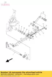 Here you can order the shift pedal assy from Yamaha, with part number 4DP181100000: