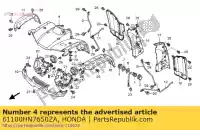 61100HN7650ZA, Honda, guardabarros, fron * r232 * honda trx350fe fourtrax 4x4 es trx400fa rancher at 350 400 , Nuevo