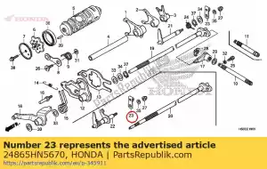 honda 24865HN5670 leva, tappo di retromarcia - Il fondo