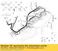 641955, Piaggio Group, plato vespa lx lxv s vespa s zapm68300, zapm68303 125 150 2009 2010 2011 2012 2016, Nuevo