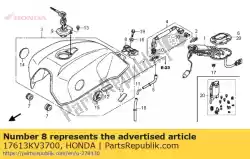 Here you can order the cushion, fuel tank rr. From Honda, with part number 17613KV3700: