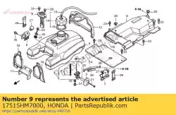 Here you can order the no description available at the moment from Honda, with part number 17515HM7000: