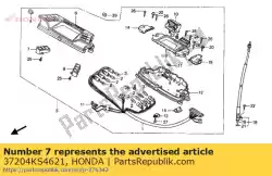 Here you can order the no description available at the moment from Honda, with part number 37204KS4621: