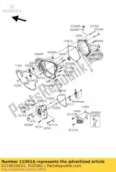 Here you can order the gasket,clutch c from Suzuki, with part number K110610031: