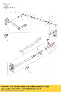 triumph T3050059 capscrew m6x20 - Bottom side