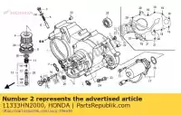 11333HN2000, Honda, clamp control mot honda trx500fa fourtrax foreman foretrax rubicon rubican trx500fpa wp 500 , New