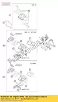 52330051144, KTM, conjunto de válvula de láminas cpl. 2001 ktm exc mxc sx sxs xc 125 200 2001 2002 2003 2004 2005 2006, Nuevo