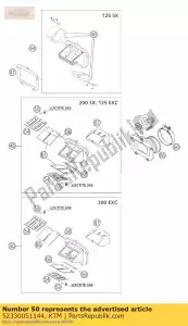 ktm 52330051144 reed valve assy cpl. 2001 - Onderkant