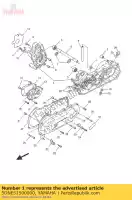 5DNE51500000, Yamaha, crankcase assy yamaha aerox ns yq 50 2005 2006 2007 2008 2009 2010 2011 2012 2013 2014 2015 2016, New