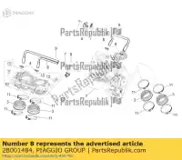 2B001484, Piaggio Group, tubo de depressão aprilia rsv rsv4 1100 racing factory abs zd4ke000 zd4kea00 zd4kea00, zd4kewa zd4keb00 zd4keu zd4keua1 zd4ky zd4kya00 zd4kyb zd4kyb00 zd4kyua zd4rkl00zd4rkl01 1000 1100 2015 2016 2017 2018 2019 2020 2021 2022, Novo