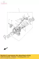 56B145030000, Yamaha, Stel de schroefset af yamaha mt xt 660 2010 2011 2012 2014 2015, Nieuw