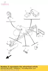 Qui puoi ordinare guarnizione da Yamaha , con numero parte 904301081900: