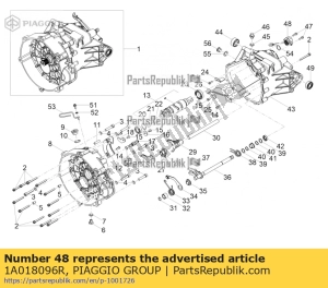 aprilia 1A018096R gear position sensor - Left side