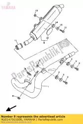 Here you can order the silencer assy from Yamaha, with part number 4GG147501000: