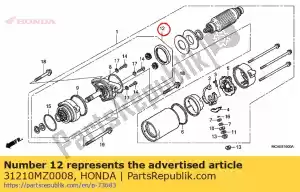 Honda 31210MZ0008 versnelling assy. - Onderkant