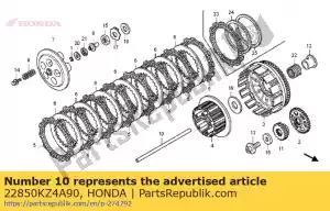 honda 22850KZ4A90 dr??ek, popychacz sprz?g?a - Dół