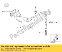 12127653439, BMW, Bujía bmw c1 125 200 2000 2001 2002 2003 2004, Nuevo