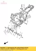 42N211101033, Yamaha, frame comp. yamaha xj xjf 900, Nieuw