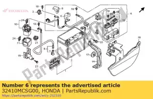 honda 32410MCSG00 cable, motor de arranque - Lado inferior