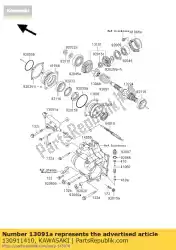 Aqui você pode pedir o titular, bloqueio do diferencial em Kawasaki , com o número da peça 130911410: