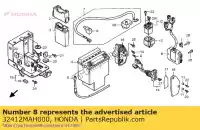 32412MAH000, Honda, pokrywa, zacisk akumulatora honda vt 1100 1995 1996 1997 1998 1999, Nowy