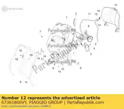 Qui puoi ordinare sportello del bauletto da Piaggio Group , con numero parte 67361800VY: