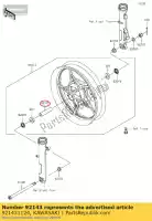 921431124, Kawasaki, collar,17.2x25x105 el250-b2 kawasaki  el 250 252 400 1988 1989 1990 1991 1992 1993 1994 1996 1997 1999 2001 2003 2018 2019 2020 2021, New