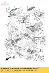 Aqui você pode pedir o braço traseiro assy 1 em Yamaha , com o número da peça 59C2210M0000: