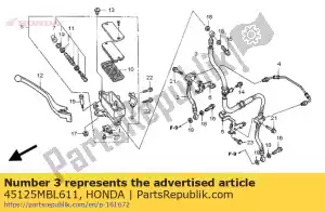 Honda 45125MBL611 kompres w??a, l fr br - Dół