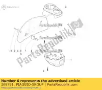 269781, Piaggio Group, casquillo inferior del parabrisas piaggio vespa gts liberty lxv rp8m45723, rp8m45724 rp8md3102 zapc42404, zapc42402 zapca6100, zapca6101 zapm459l zapma3302 zapma3602, zapma362, zapma361 zapma39l zapma39m zapma6100, zapma6101 zapma6101 zapmd3102 zapmd910 zapmd9100 50 125 150 300 2006 2007 , Nuevo