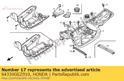 Ici, vous pouvez commander le garde-boue, fr. Auprès de Honda , avec le numéro de pièce 64330GEZ010: