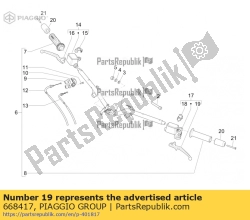 Aprilia 668417, Rem hendel, OEM: Aprilia 668417