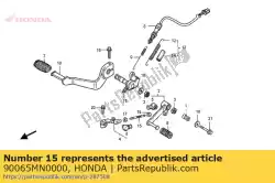 Aqui você pode pedir o parafuso, tirante em Honda , com o número da peça 90065MN0000: