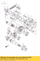 0811362017, Suzuki, Kogellager suzuki rg ah tr dr lt a z rgcuc gamma rgabuaubu trs street magic drse eiger x af t quadsport kingquad asi afz az 125 50 400 90 70 42 44 4, Nieuw