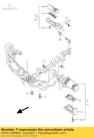 4355138B00, Suzuki, borracha para pé suzuki vs vz vsglpf intruder vsglfpefep vsfp vsglp vsgl marauder 1400 750 800 600, Novo